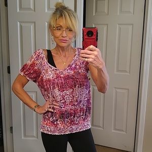 Extra large women's batik top